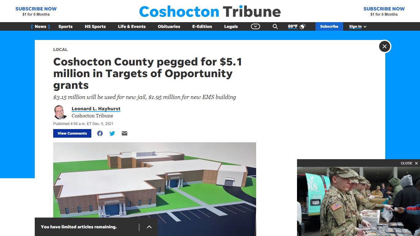 Coshocton County pegged for $5.1 million in Targets of ...